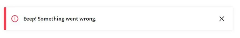 Yelp Error